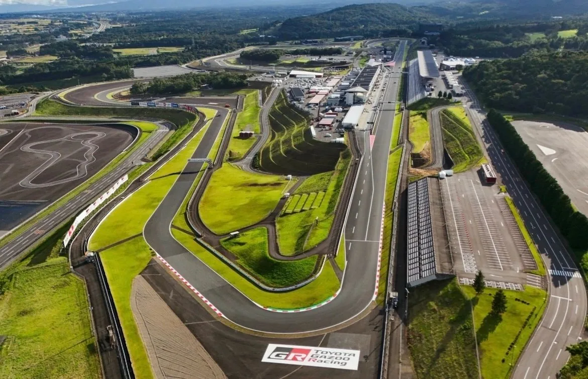 Haas Runs Test at Fuji Circuit
