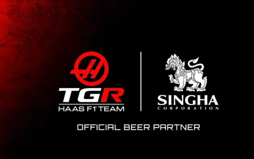 Haas F1 Seals Long-Term Deal with Singha