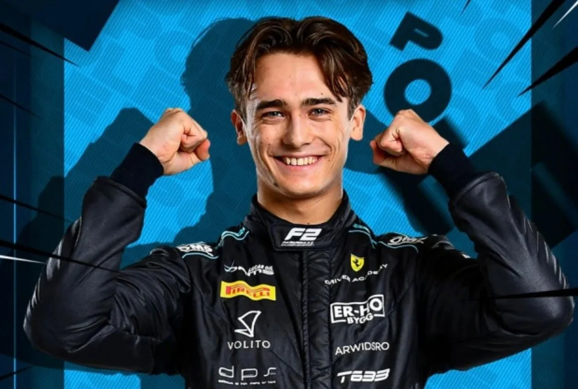 Beganovic Takes F2 Pole