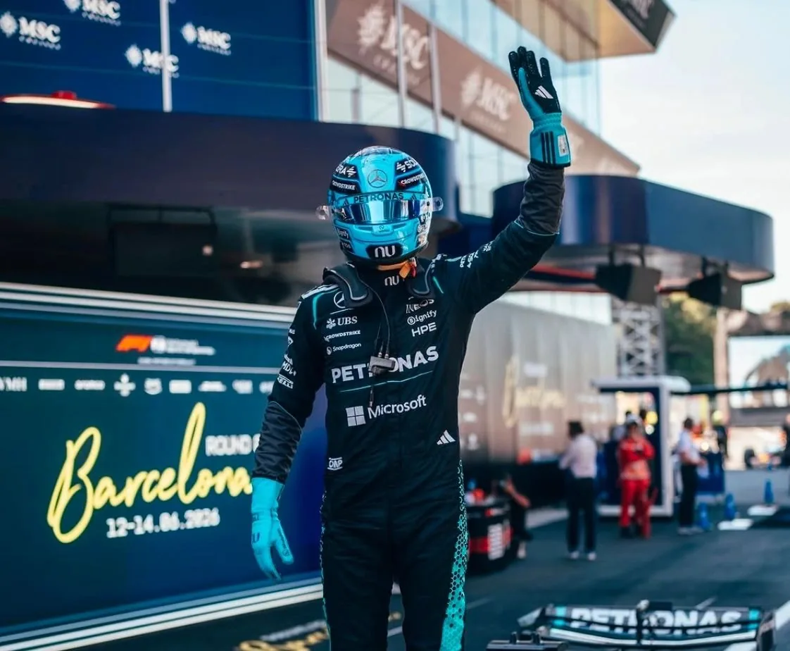 Russell Tops Barcelona Qualifying