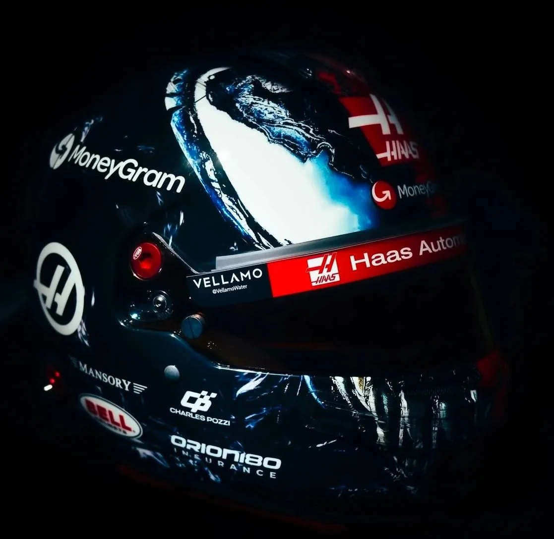 Ocon Unveils Marvel-Inspired Helmet for Vegas GP
